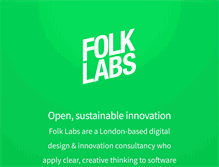 Tablet Screenshot of folklabs.com